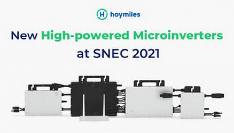 Новую линейку микроинверторов на SNEC 2021 представляет Hoymiles