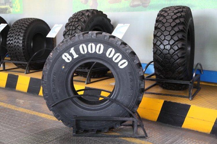 81-миллионная грузовая шина произведена на предприятии КАМА TYRES