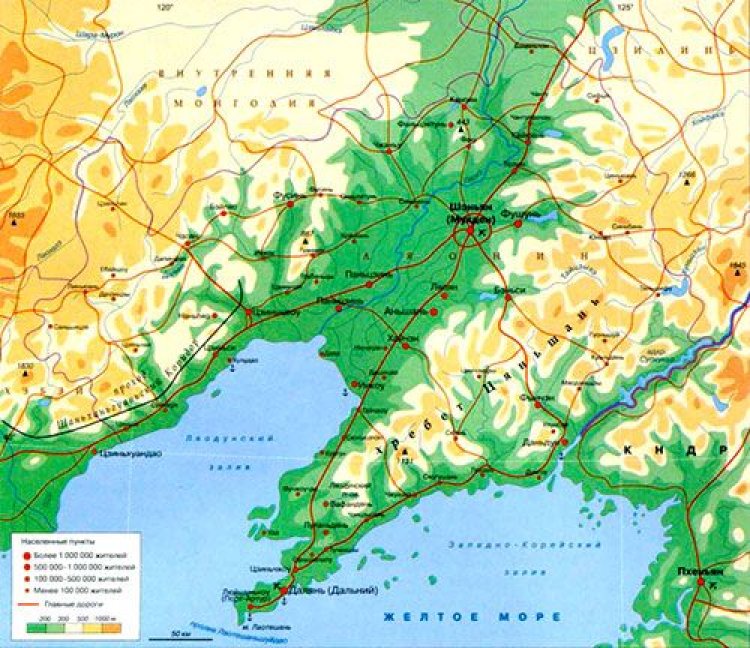 Округ в провинции ляонин 5 букв. Провинция Ляонин на карте Китая. Провинция Ляонин на карте. Полуостров Ляонин. Ляонин Китай на карте.