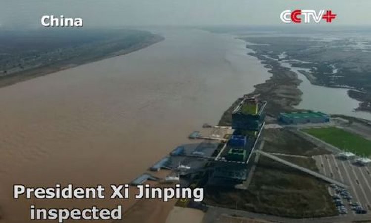Си Цзиньпин проверил состояние реки Хуанхэ и экологическую обстановку на территории дельты