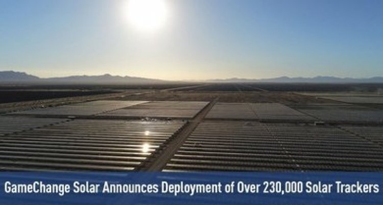Более 230 тысяч солнечных трекеров вводит в эксплуатацию GameChange Solar