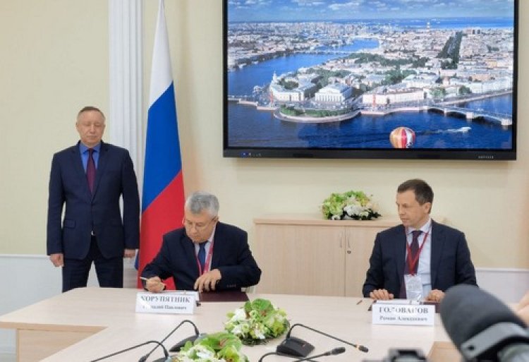 Петербургские власти на полях ПМЭФ подписали соглашение о сотрудничестве с «Мегалайн»